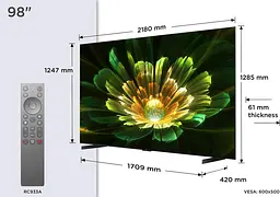 Телевізор TCL 98C7K - мініатюра 7