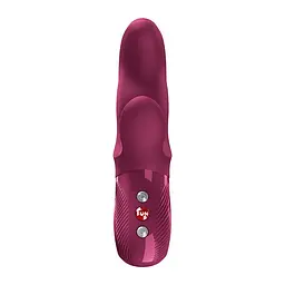 Вібратор-кролик Fun Factory MISS BI Wine Red, 2 незалежні мотори, діаметр 4,2 см - мініатюра 4