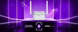 Wi-Fi роутер ERGO R023 3G/4G LTE з акумулятором 4000 мАг і антенними роз'ємами - мініатюра 6