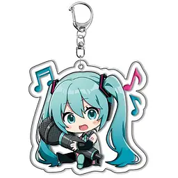 Брелок акриловий Вокалоїд Хацуне Міку Vocaloid Miku Hatsune 5 см