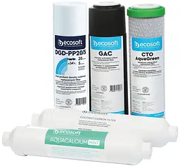 Комплект картриджів P'URE AquaCalcium Mint (6 місяців) Ecosoft kuh0015644