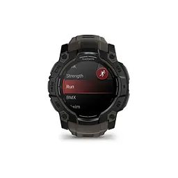Смарт-годинник Garmin Instinct 3, 50mm, AMOLED, Black Bezel with Charcoal Band, GPS (010-03020-00) - мініатюра 4
