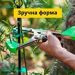 Набір для підв'язування рослин, садовий степлер, 10 рулонів стрічки, 10000 скоб, тапенер - мініатюра 9