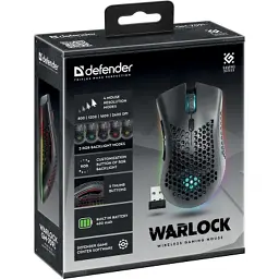 Мишка Defender Warlock GM-709L RGB Wireless Black (52709) - мініатюра 8