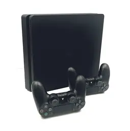 Консоль Sony PlayStation 4 SLIM 500GB Black обслугована + 2 Геймпада бездротових DualShock 4 + гарантія б/в