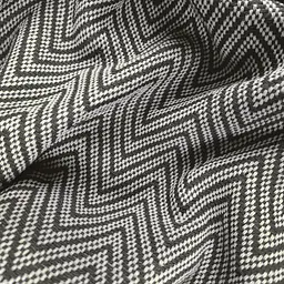 Плед бавовняний Cosas ZIGZAG CS5 180х230 см чорний (Plaid_Zigzag_06Panther_180x230) - мініатюра 5