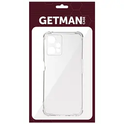 TPU чохол GETMAN Ease logo посилені кути Full Camera для Realme 9 Pro Безбарвний (прозорий) - мініатюра 6