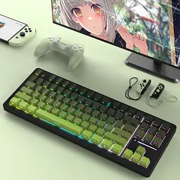 Клавіатура Attack Shark M87 Pro V2 Gradient Green (AS-697279247163-M) [166739] - мініатюра 11
