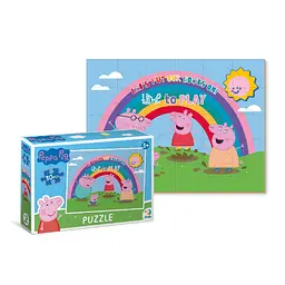 Дитячий пазл "Peppa Pig: Гра у калюжах" DoDo Toys 200303, 30 елементів - мініатюра 4