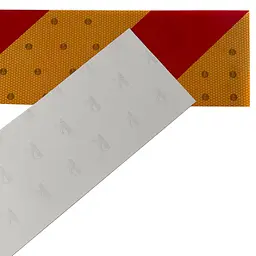 Табличка світловідбивна 20х56 см Довгомір Основна вініл наклейка 2 шт (E37) - мініатюра 2