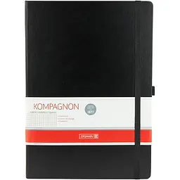 Записник Brunnen Компаньйон А4 клітинка, чорний (10-552 88 05)