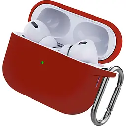 Чохол для навушників ArmorStandart Hang Silicone Case для AirPods Pro 2 Scarlet [ARM68599] [105599] - мініатюра 2
