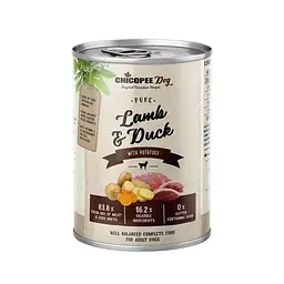 Консерви Chicopee (Чикопі) Dog Adult Pure Lamb & Duck 800 г х 6 шт для собак ягня з качкою