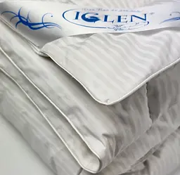 Ковдра пухова полегшена Iglen стьобана двоспальна 172х205 - мініатюра 6