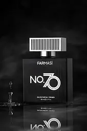 Тестер чоловічої парфумерної води Farmasi No. 70, деревний, 1,4 мл - мініатюра 5