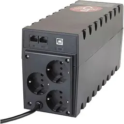 Джерело безперебійного живлення Powercom 800 ВА / 480 Вт / 7.2 А*ч (RPT-800AP Schuko) - мініатюра 2
