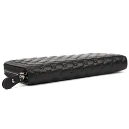 Клатч шкіряний плетений Tiding Bag M39-9001-2A чорний - мініатюра 4