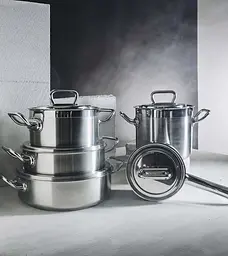  Каструля низька Barazzoni Professional з кришкою 24 см 2.7 л (169604024) - мініатюра 3