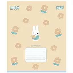 Набір зошитів Yes Miffy Flowers 12 аркушів у косу лінію 25 шт. (768710) - мініатюра 4