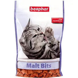 Подушечки для виведення шерсті у котів з Мальт-пастою Malt Bits Beaphar 150 г