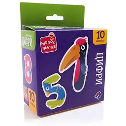 Гра розвиваюча VLADI TOYS "Цифри" набір магнітів VT3106-37
