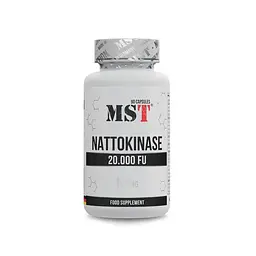 Ферментований екстракт соєвих бобів MST Nutrition Nattokinase, 90 капсул для підтримки серцево-судинної системи