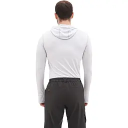 Термофутболка чоловіча Turbat Hike Lite LS Hood Mens S Світло-сірий - мініатюра 2
