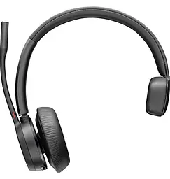 Гарнітура Poly комп'ютерна моно On-ear Voyager 4310-M з адаптером BT700 USB-A Bluetooth всеспрямований Microsoft Teams чорний (77Y91AA) - мініатюра 3