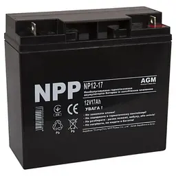 Акумуляторна батарея для ДБЖ NPP AGM 12 V / 17 А*ч (NP12-17)