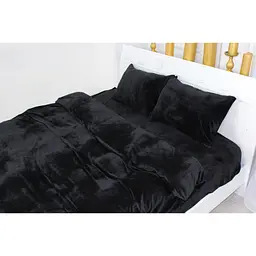 Постільна білизна MirSon Велюр Winter Frost 28-0007 Black Velvet Двоспальний (2200004000428) - мініатюра 2