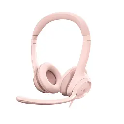 Навушники Logitech H390 USB Rose (981-001281)