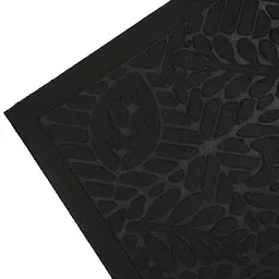 Килимок придверний Eco Fabric Листя без кромки чорний 45 х 75 см (4575-004) - мініатюра 6