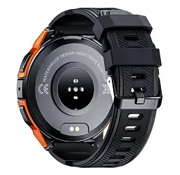 Смарт-годинник Oukitel BT-10 IP68 AMOLED Black-Orange - мініатюра 2