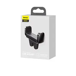 Автотримач Baseus Steel Cannon Air Outlet Car Mount чорний SUGP-01 - мініатюра 2