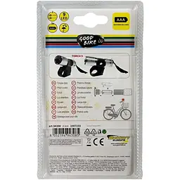 Ліхтарик на батарейках світлодіодний Good Bike Torch 9 9 LED водостійкий сріблястий (94308-IS) - мініатюра 6