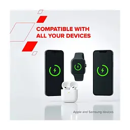 Зарядний пристрій Canyon 4-in-1 wireless charging stand 30W + cable 1.0m white (CNS-WCS405WW/A) - мініатюра 9