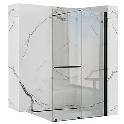 Душова стінка Rea Cortis 120 black REA-K8880 - мініатюра 6