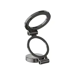 Автотримач XO C161 Apple magsafe magnetic tri-fold phone holder with magnet ring чорний - мініатюра 8