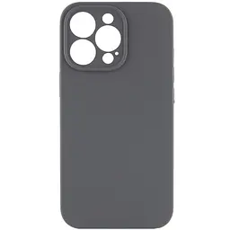 Чехол Epik Silicone Case Full Camera Protective (AA) NO LOGO для Apple iPhone 13 Pro (6.1) Серый / Dark Gray