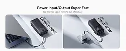 Зовнішній акумулятор Baseus 65W 20000 mAh Free2pull Retractable For Macbook Laptop - мініатюра 9