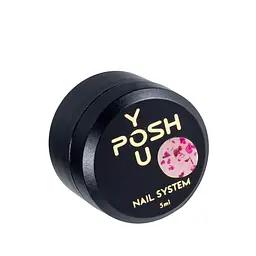 Гель-лак для нігтів із сухоцвітами YouPOSH Cotton Weed, 5 мл №3 Світло-рожевий