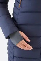Пуховик жіночий Rab Deep Cover Parka QDB-33 10 Темно-синій - мініатюра 6