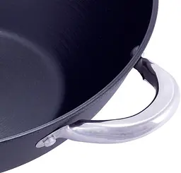 Котел чавунний "Wok", з антипригарним покриттям та аромо-кришкою Kamille Ø14,5Ø32х11см kuh0007267 - мініатюра 6
