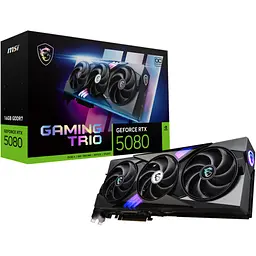 Відеокарта MSI GeForce RTX 5080 16G Gaming Trio OC (G5080-16GTC) EU [125995]