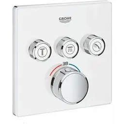 Термостат скрытого монтажа Grohe Grohtherm Smartcontrol 29157LS0, Белый
