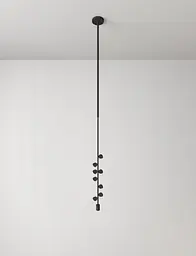 Підвісний стельовий світильник Babich Studio Eucalypt Black (RAL 9005)