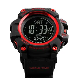 Наручний годинник чоловічий Skmei 1356 Red, 1356RD (12305) - мініатюра 3