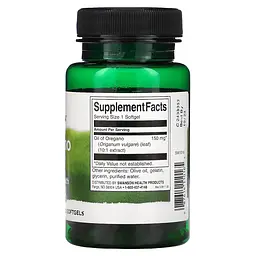 Натуральна добавка Swanson Oregano Oil 10:1 Extract, 120 капсул - мініатюра 2