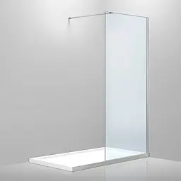Душова стінка Volle 900x1900 + профіль стіновий + тримач скла (D) 1000мм Walk-In 18-08-90+01-01+05D-100, прозорий