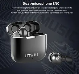 Навушники бездротові iMiLab imiki MT-2 Bluetooth Black - мініатюра 8